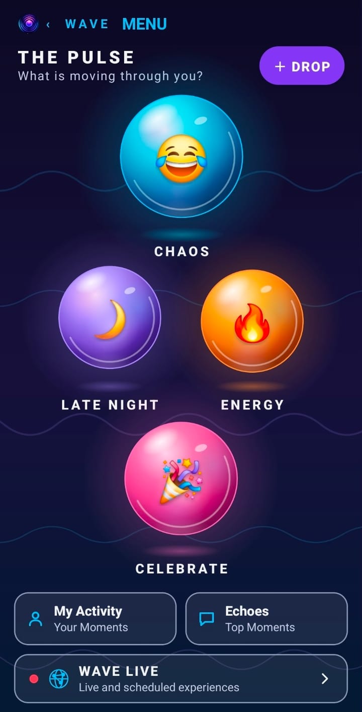 The Pulse in the dark appearance.